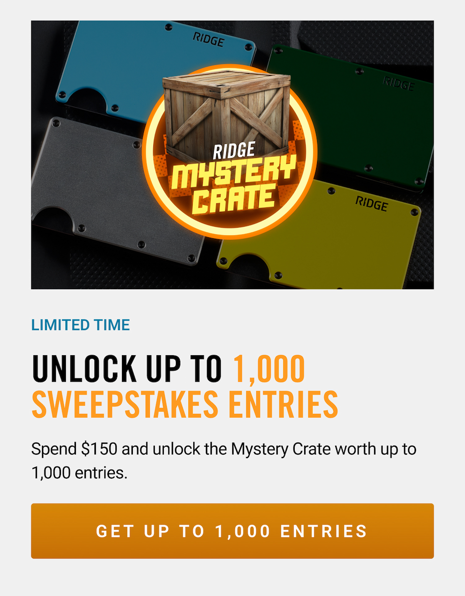 Unlock Up to 1,000 Sweepstakes Entries