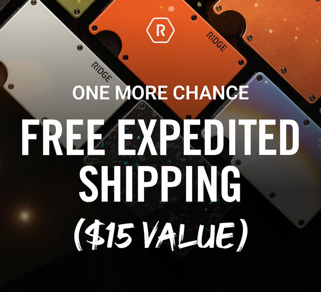 One More Chance for Free Expedited Shipping ($15 Value)