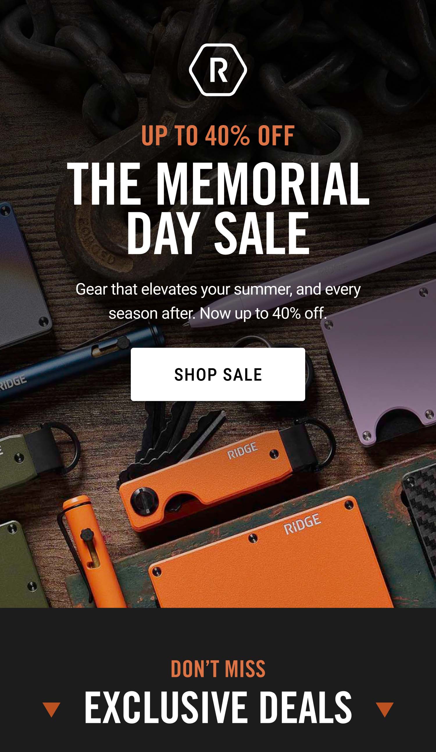 Up to 40% OFF | Memorial Day Sale