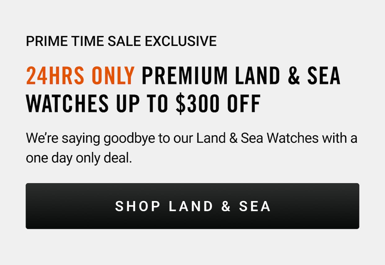 TODAY ONLY | Up to $300 OFF Watches