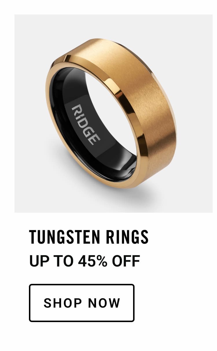 Tungsten Rings Up to 45% OFF