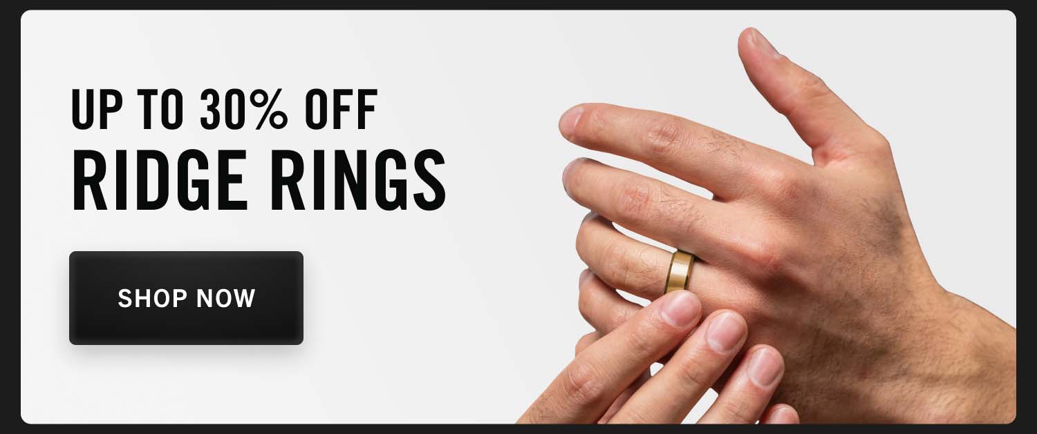 Ridge Rings | Up to 30% OFF
