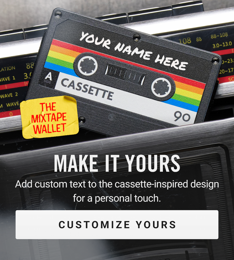 The Mixtape Wallet | Customize Yours