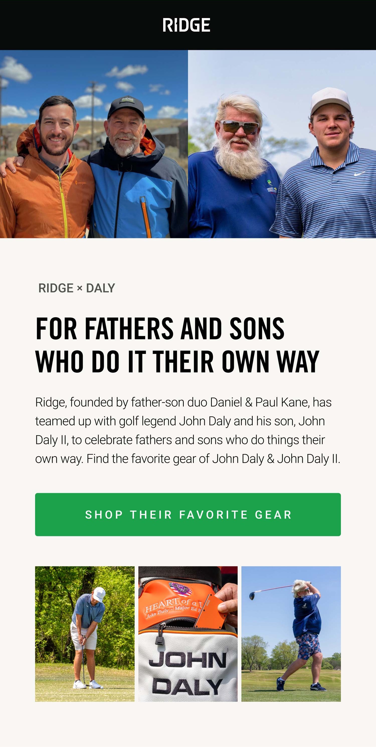 Ridge x Daly | Shop Their Favorite Gear