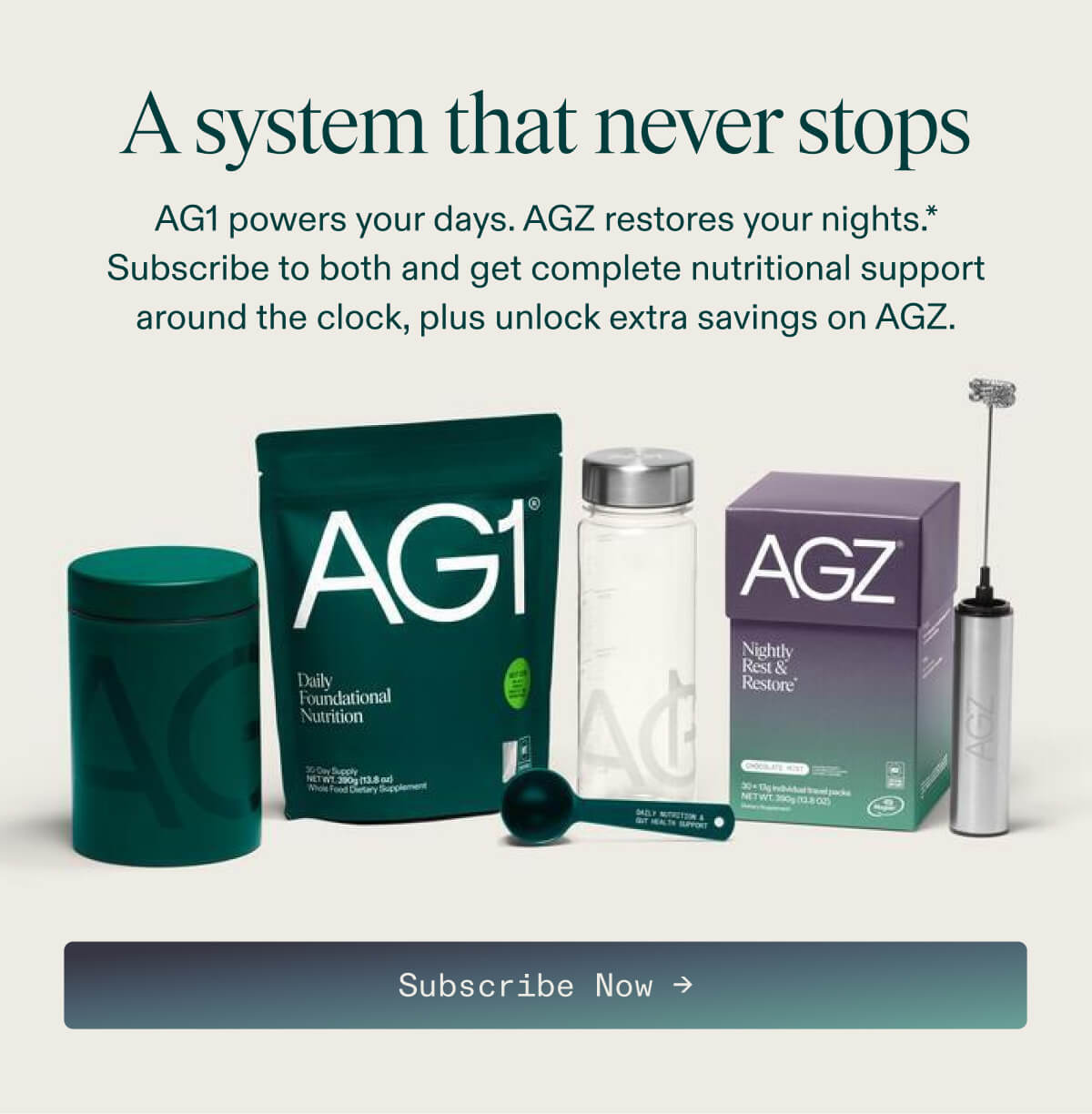 A system that never stops. Day and Night Bundle