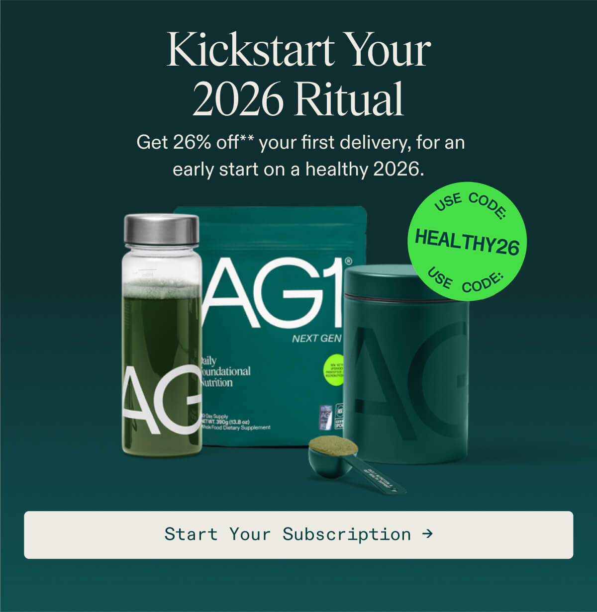 Get Started with AG1