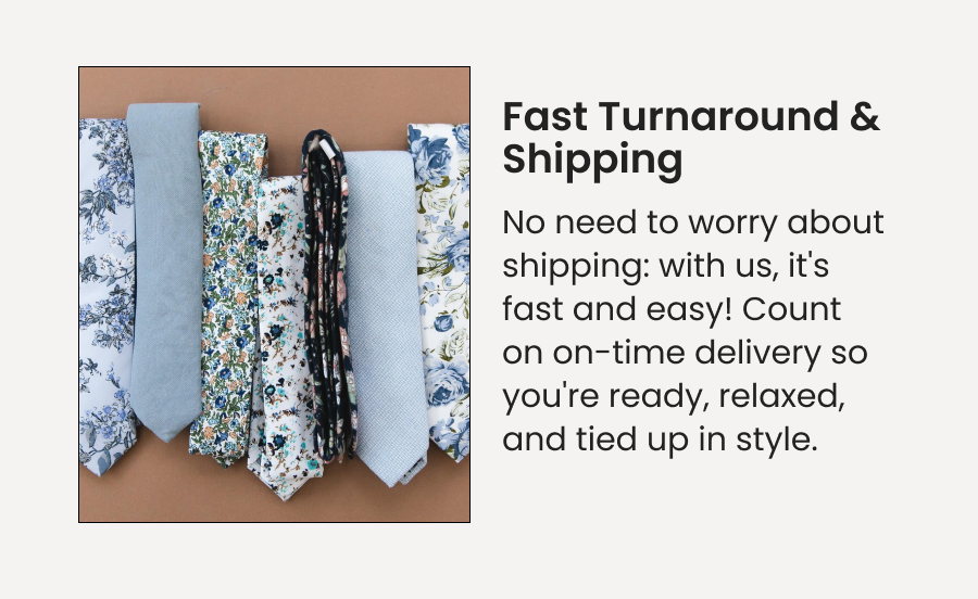 Fast Turnaround & Shipping