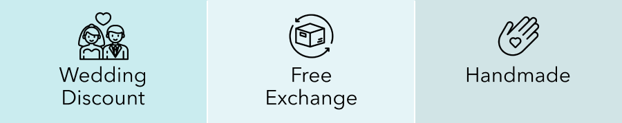 Wedding Discount | Free Exchance | Handmade
