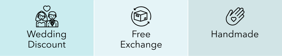 Wedding Discount | Free Exchange | Handmade
