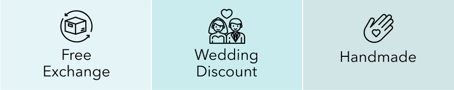 Free Exchange | Wedding Discount | Handmade