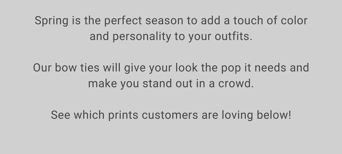 SHOP BOW TIES