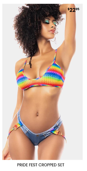 Pride Fest Cropped Set