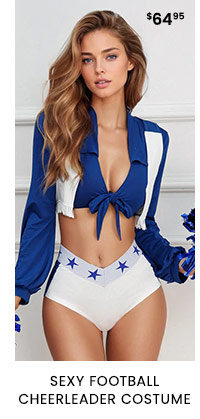 Sexy Football Cheerleader Costume