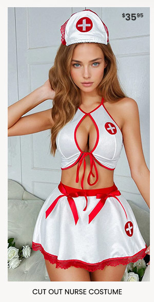 Cut out nurse costume