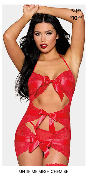 Untie Me mesh Chemise