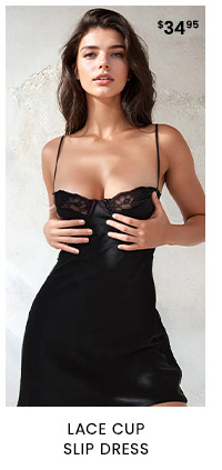 Lace Cup Slip Dress