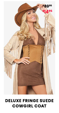 Deluxe Fringe Suede Cowgirl Coat