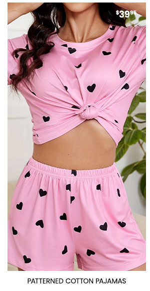 Patterned Cotton Pajama