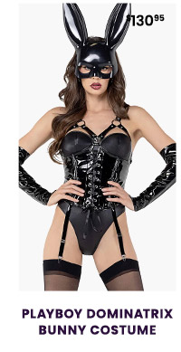 Playboy Dominatrix Bunny Costume