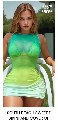 South Beach Sweetie Bikini and Cover Up