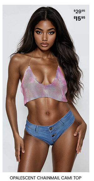 Opalescent Chainmail Cami Top