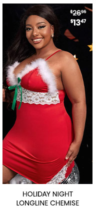 Holiday Night Longline Chemise