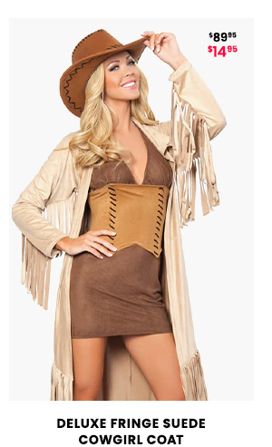 Deluxe Fringe Suede Cowgirl Coat