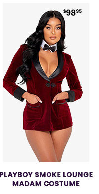 Playboy Smoke Lounge Madam Costume