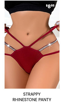 Strappy Rhinestone Panty