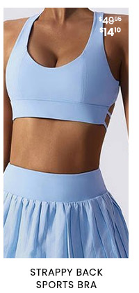 Strappy Back Sports Bra