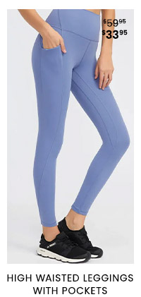High Waisted Leggings with Pockets