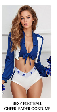 Sexy Football Cheerleader Costumes
