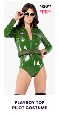 Playboy Top Pilot Costume