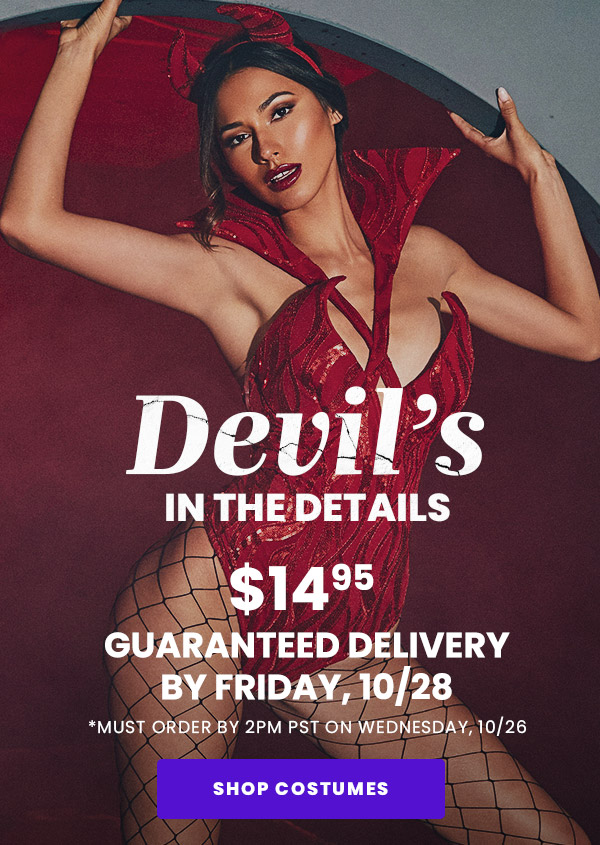 $14.95 Guaranteed 10/28 Delivery. Must Order by 2pm, 10/26. Shop Costumes