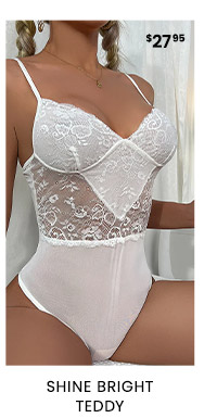 Rhinestone Lace Chemise