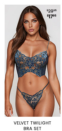 Velvet Twilight Bra Set