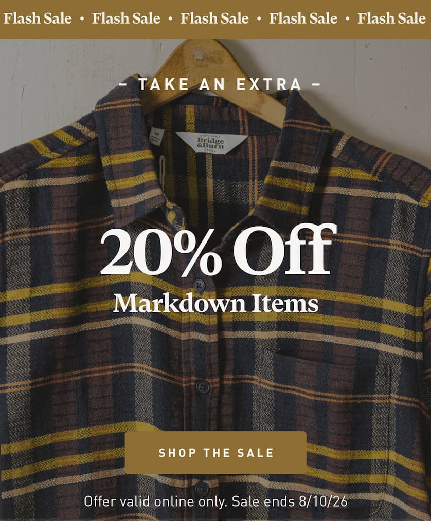 Sale on sale: extra 20% off markdowns