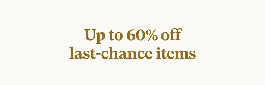 Sale on sale: extra 20% off markdowns