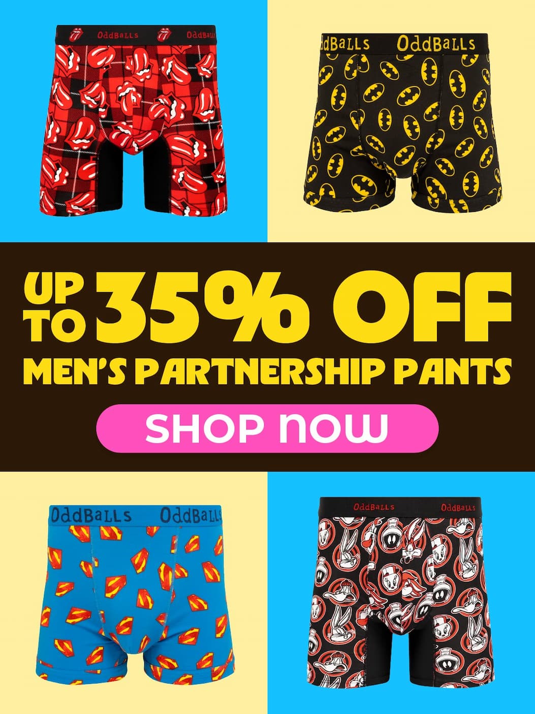Up to 35% Off | Men's Partnership Boxers