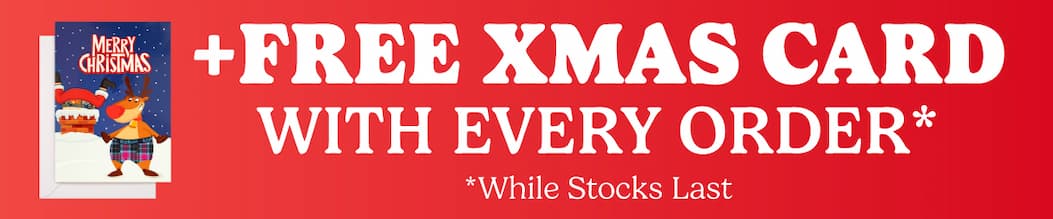 + Free Xmas card with every order