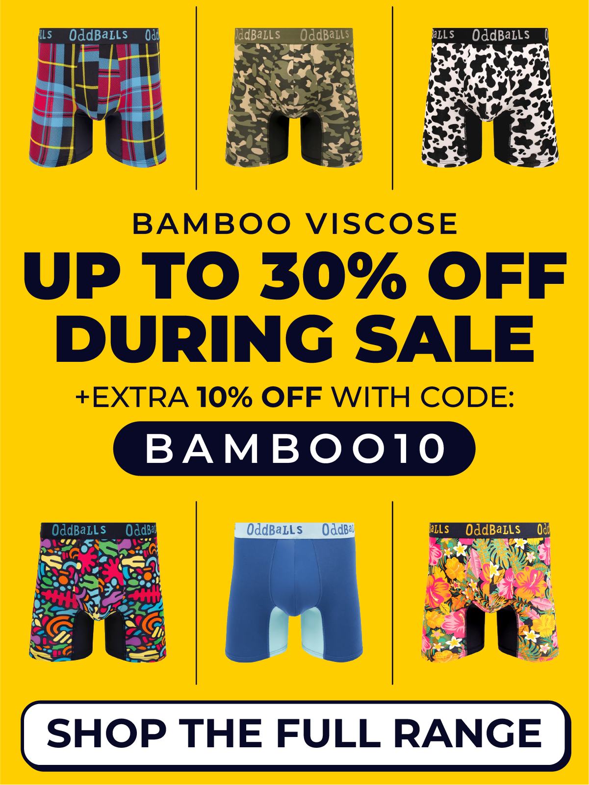 EXTRA 10% OFF BAMBOO + Up to 30% Off In the Sale | SHOP NOW