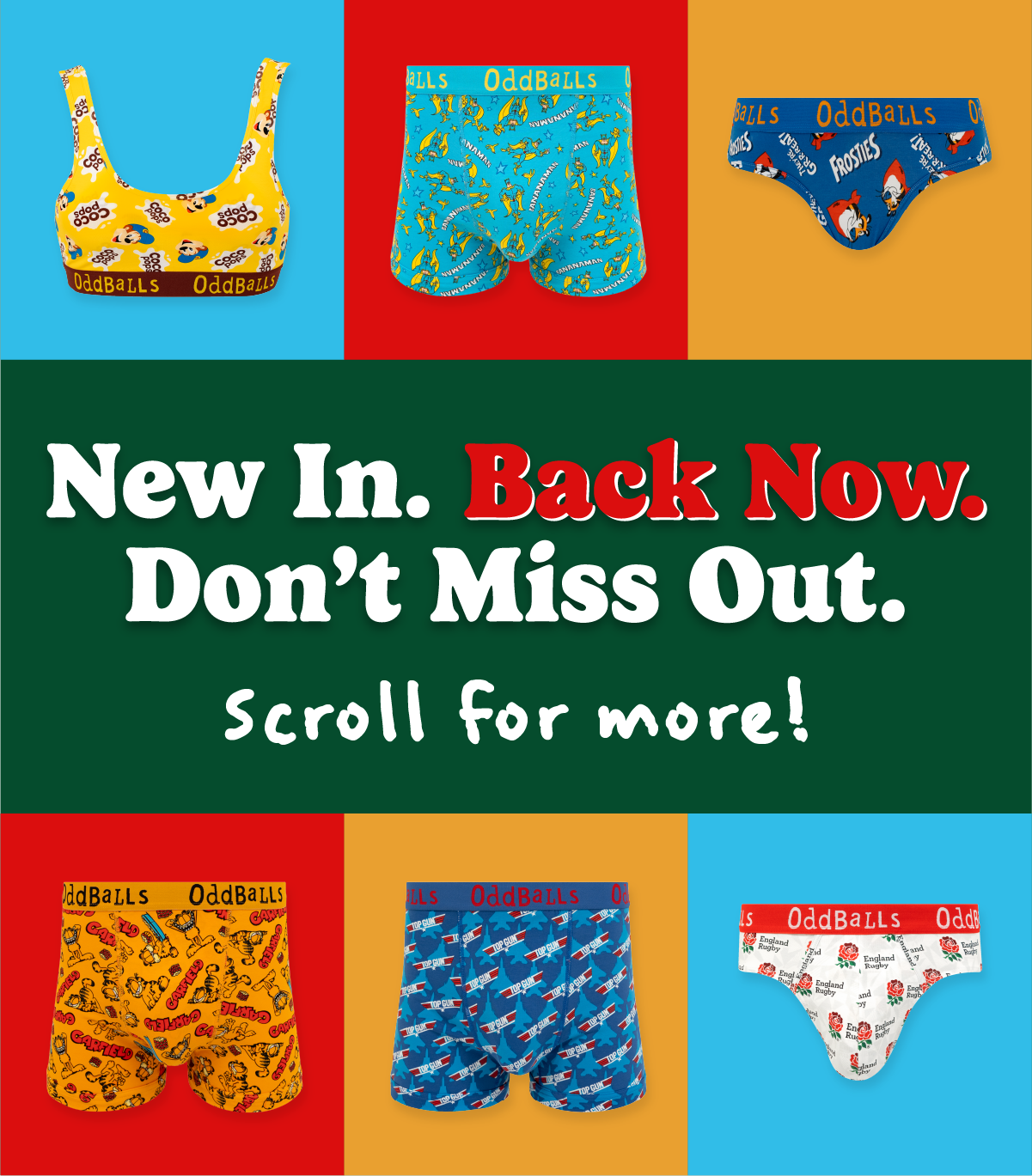 New In. Back Now. Don't Miss Out | Shop Now