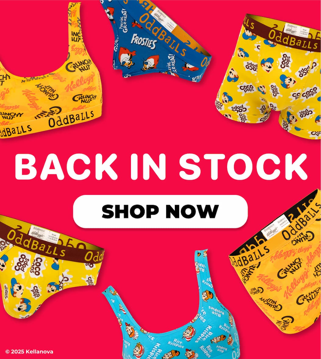 BACK IN STOCK: Kellogg's Underwear | SHOP NOW