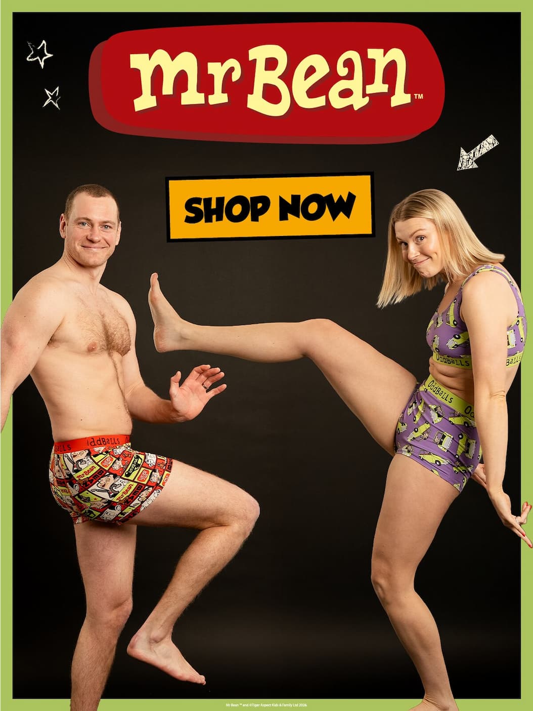 Official Mr Bean underwear | Shop Now