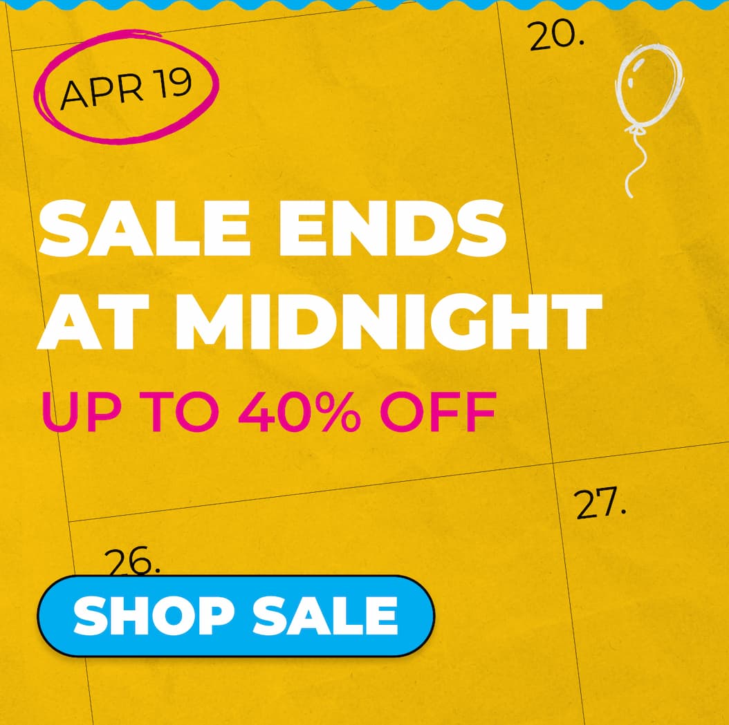 Up to 40% off - Birthday Sale