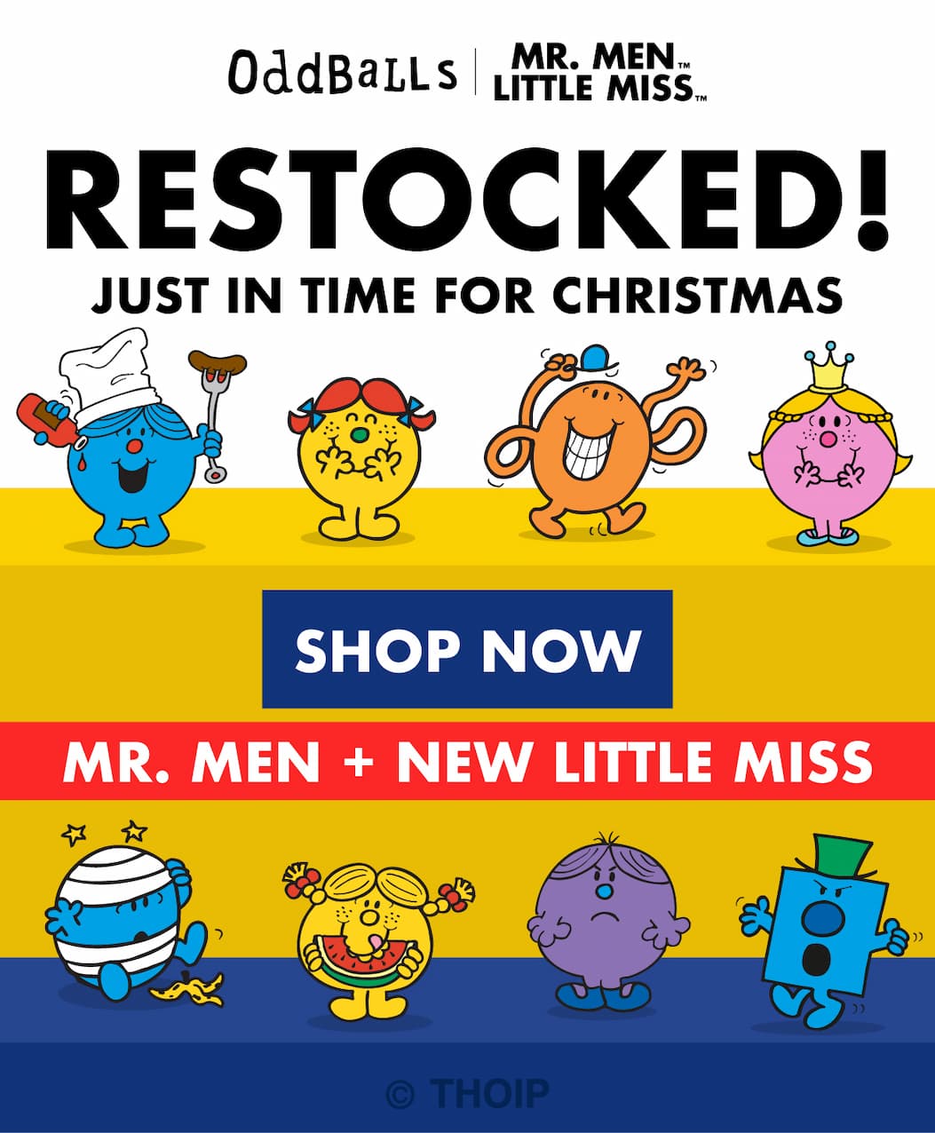 Mr Men Little Miss Underwear Restocked