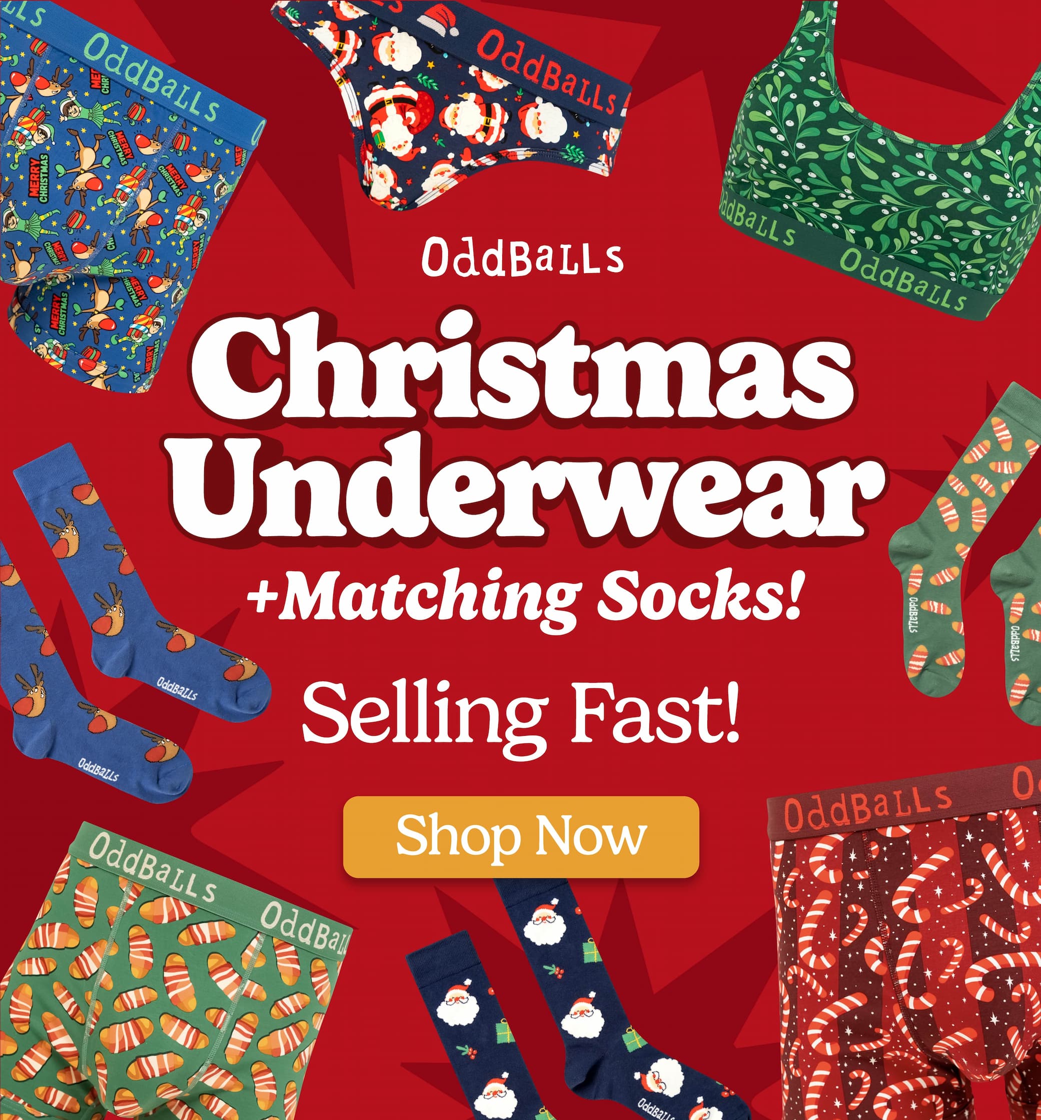 Limited Edition Christmas Underwear | Shop Now