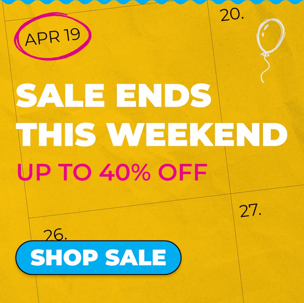 Up to 40% off - Birthday Sale