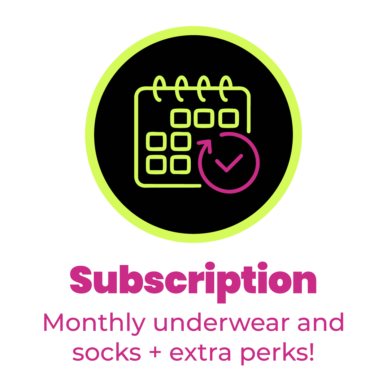 GET A SUBSCRIPTION | Monthly Underwear & Extra Perks
