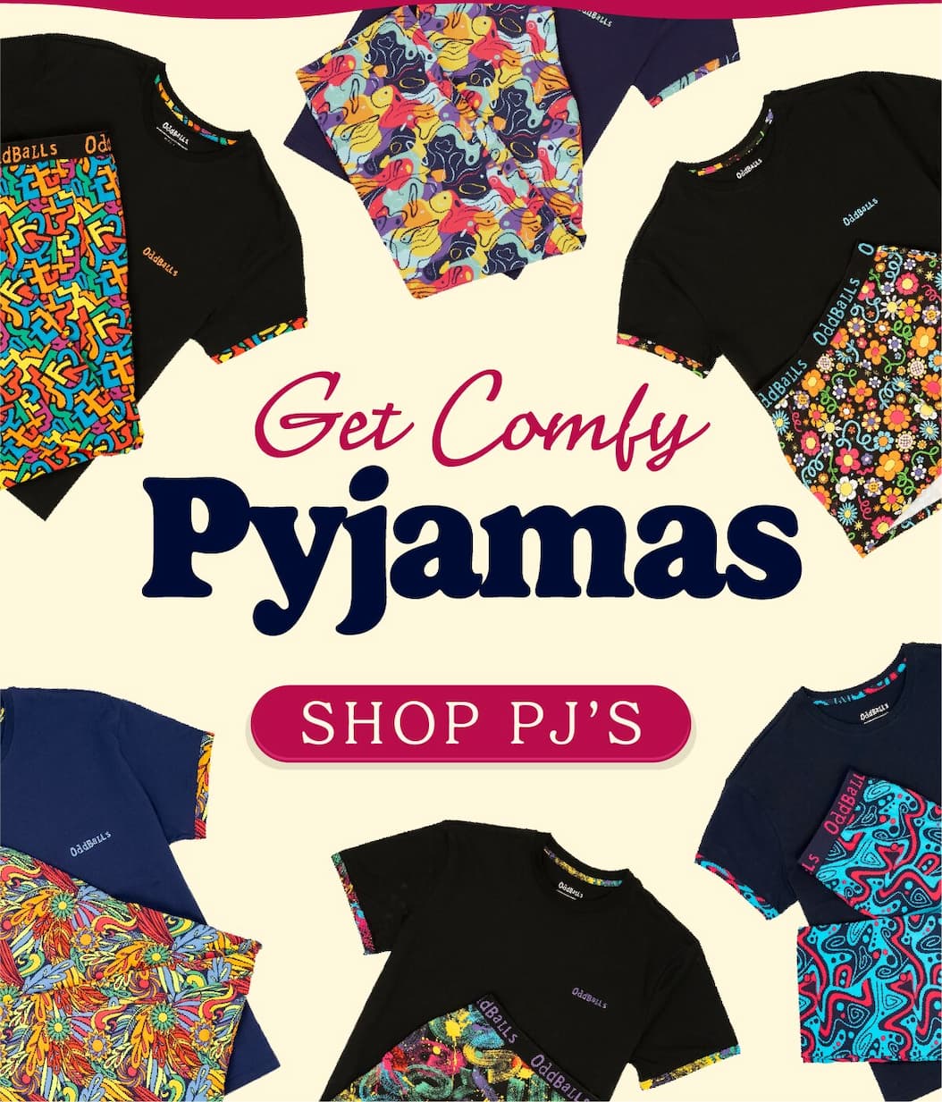 Get Comfy in Brand New OddBalls Pyjamas